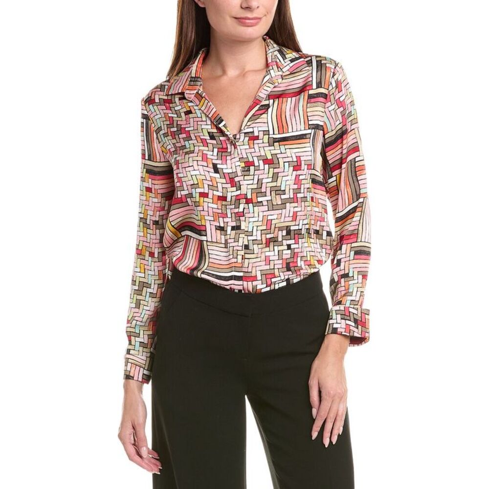 Nic+Zoe Womens  Colorweave Shirt